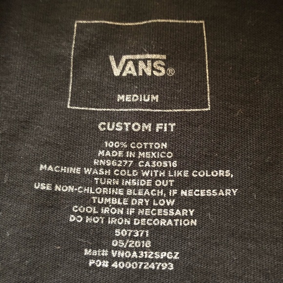 Custom Fit Vans T - Shirt - Picture 2 of 2